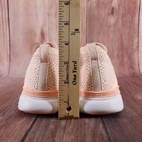 APL Athletic Propulsion Labs Womens Sz 8 Techloom Bliss Pink Knit Slip On Shoes - Picture 12 of 14